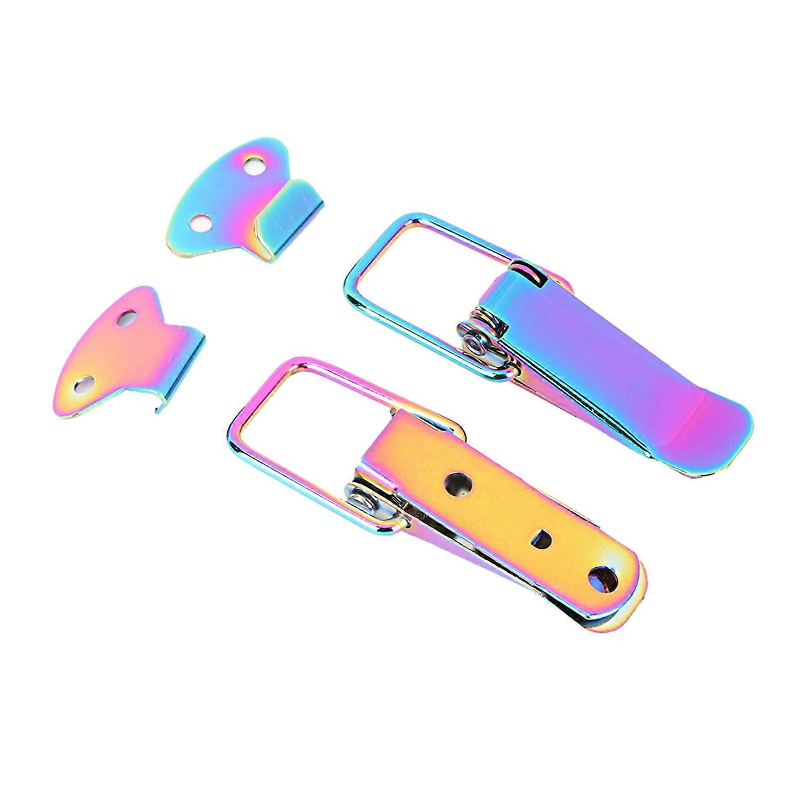 Universal Security Car Truck Hook Lock Clip Quick Release Small Blue