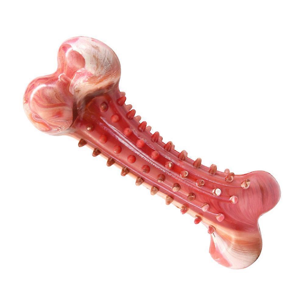 Interactive Dog Toy for Pet Dental Health Realistic Bone Shaped Rubber