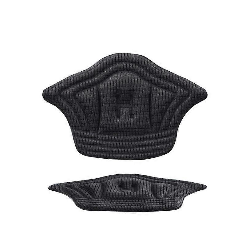 2 x Hälkuddar, AntiSlip Hälhållare, Hälskydd, Skokuddar, Hälkudde (Svart)