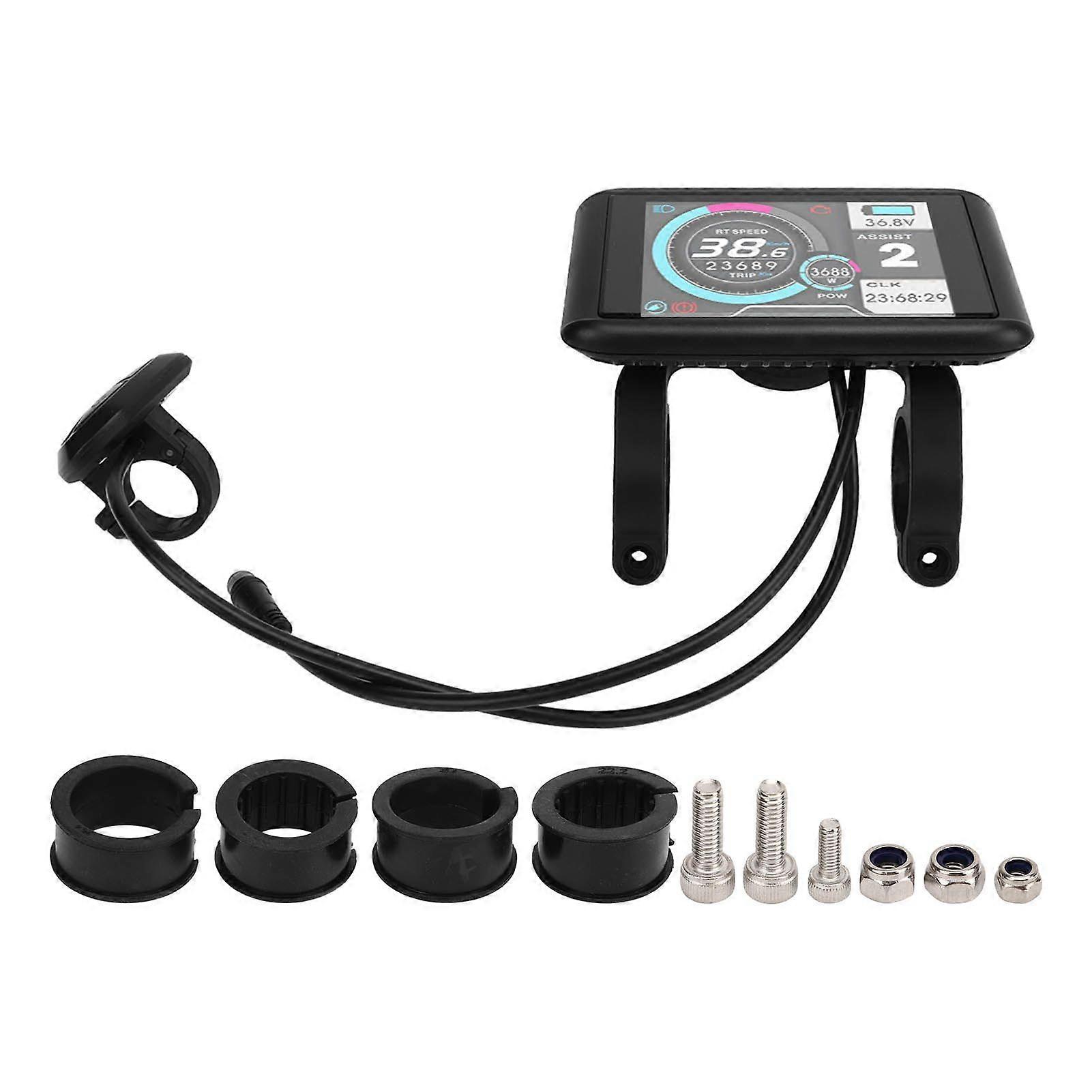 Electric Bike Bicycle Panel UKC1 Color Display LCD Display for Electric Bike Scooter with Waterproof Connector YMQX)