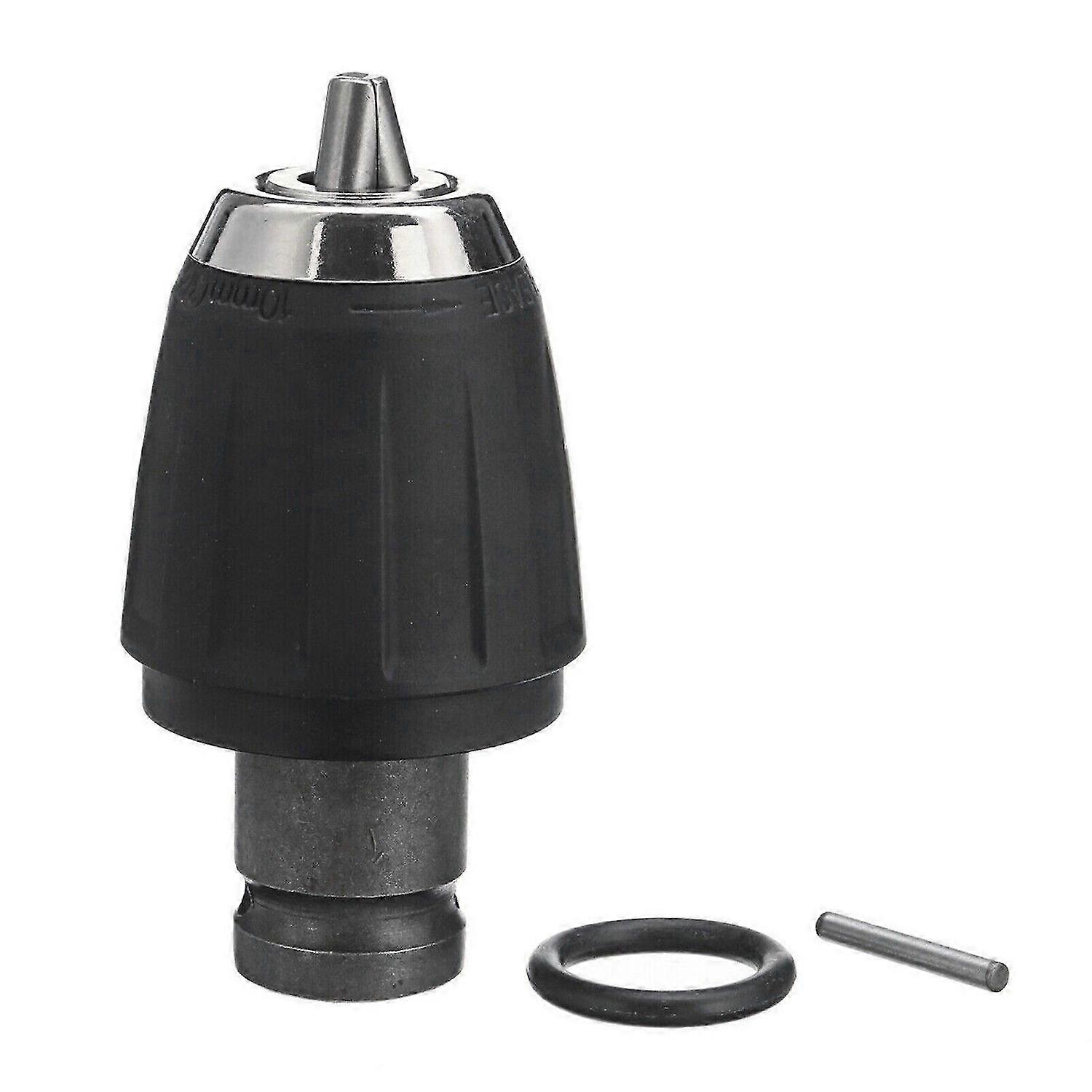 10mm 1/2" Keyless Drill Chuck Screwdriver Impact Driver Adapter Hex Shank Kit FT