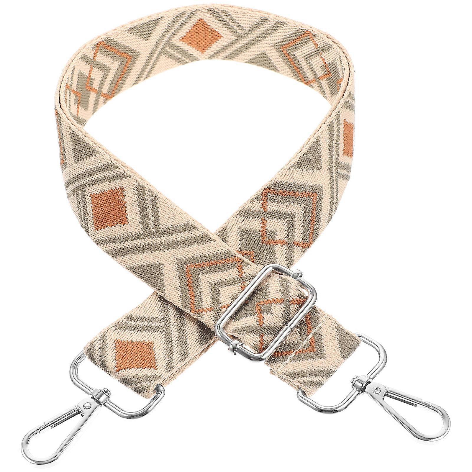 Adjustable National Style Bag Strap, DIY Shoulder Strap Replacement with Buckles for Fashionable Durable Bag Design