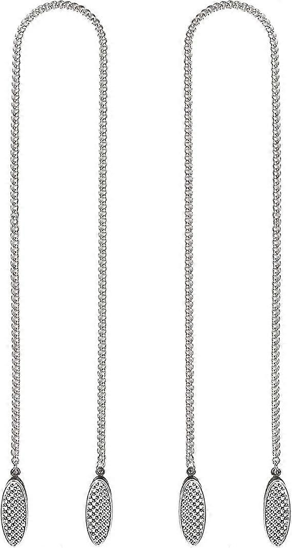 2pcs Bib Holder Clips with Flexible Adjustable Chains Dental Bib Clip