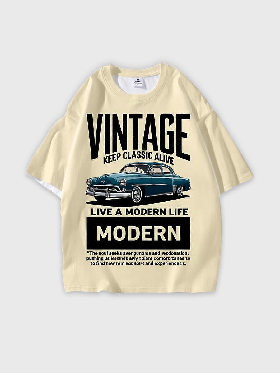 T-shirt round neck Pattern loose short sleeve JW2872