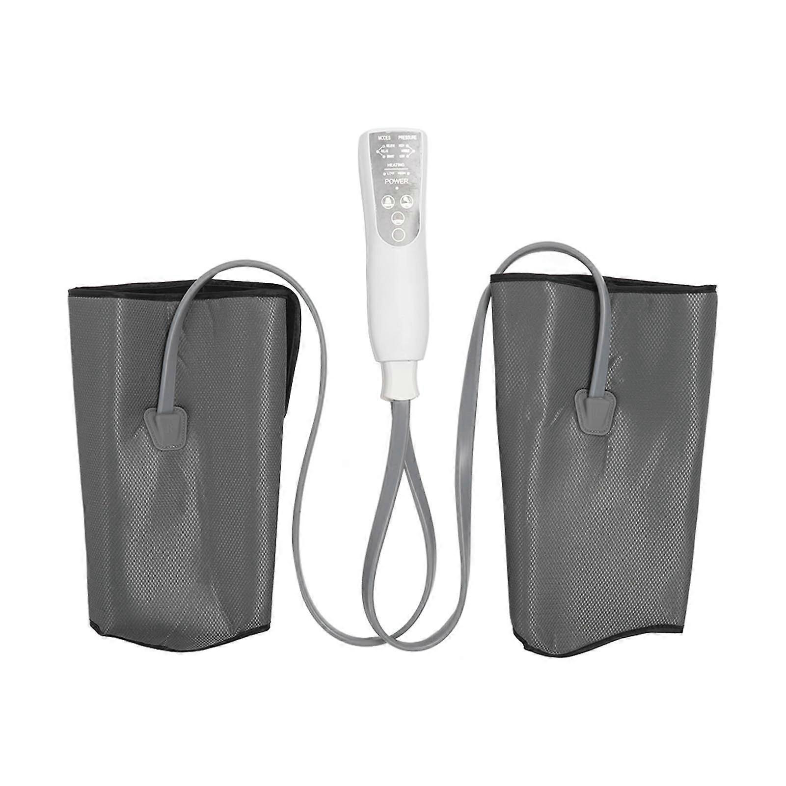 Leg Massager Heated Reduce Sorness Massaging Automatic Air Compression Calf Wrap 100‑240V US Plug
