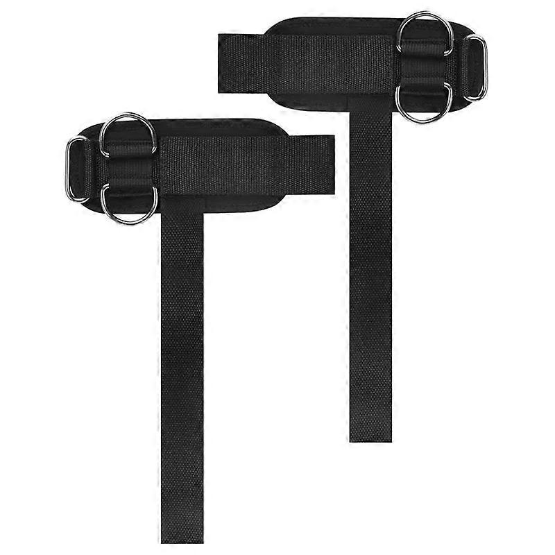 ABVB-D-Ring Enhanced Weight Lifting Straps For Cable Machines Gym Workout Accessories