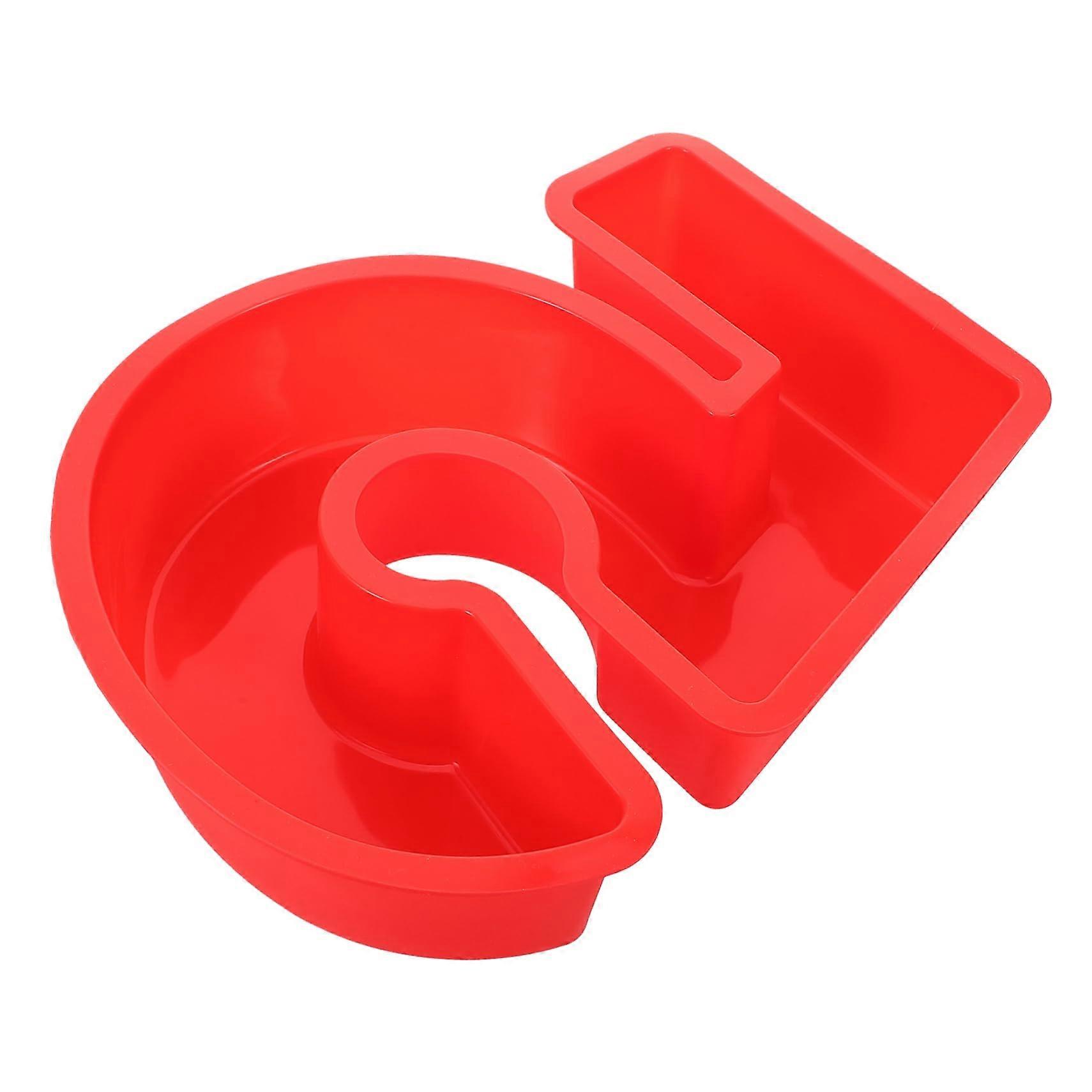 Silikomart Zahlenkuchenform aus Silikon, 3D Geburtstag Backform, Antihaftend und Leicht zu Reinigen für DIY Zuhause und Feiern