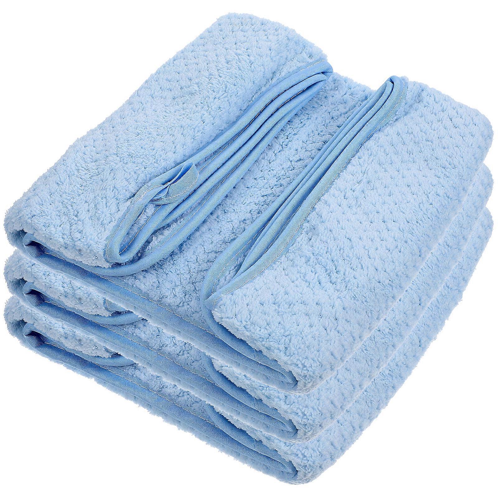Cleansing Skin Pores Hand Towels Portable Lightweight Rectangular 3Pcs