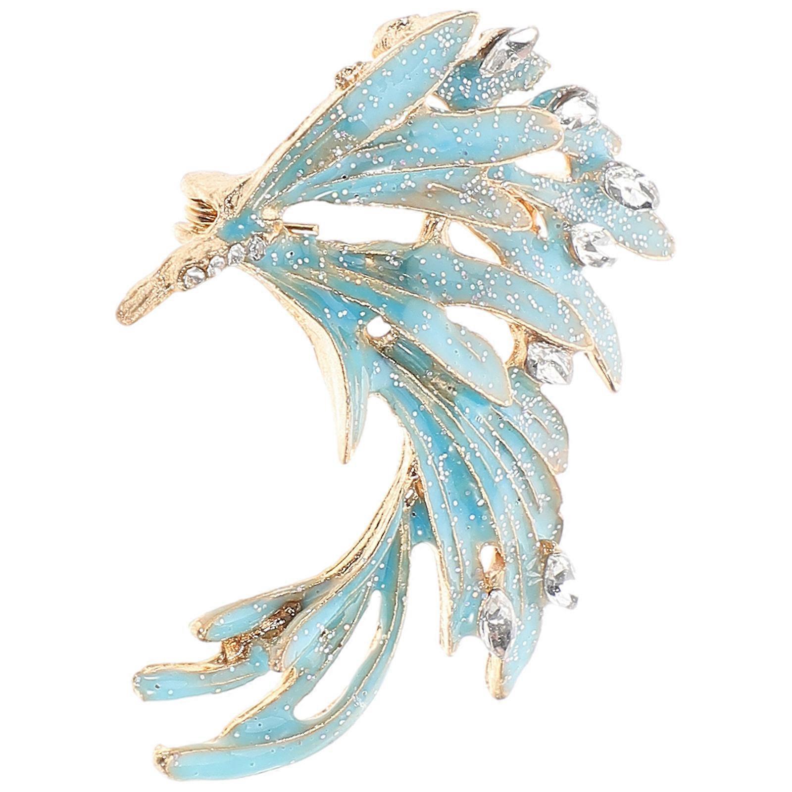 Wing Brooch Pin Unique Alloy Design for Decoration Vintage Style
