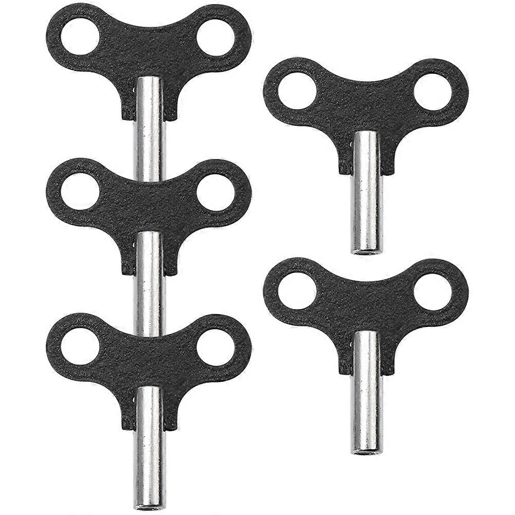 Clock Winding Keys Clock Repair Kit Clock Maintenance Durable Iron 5Pcs