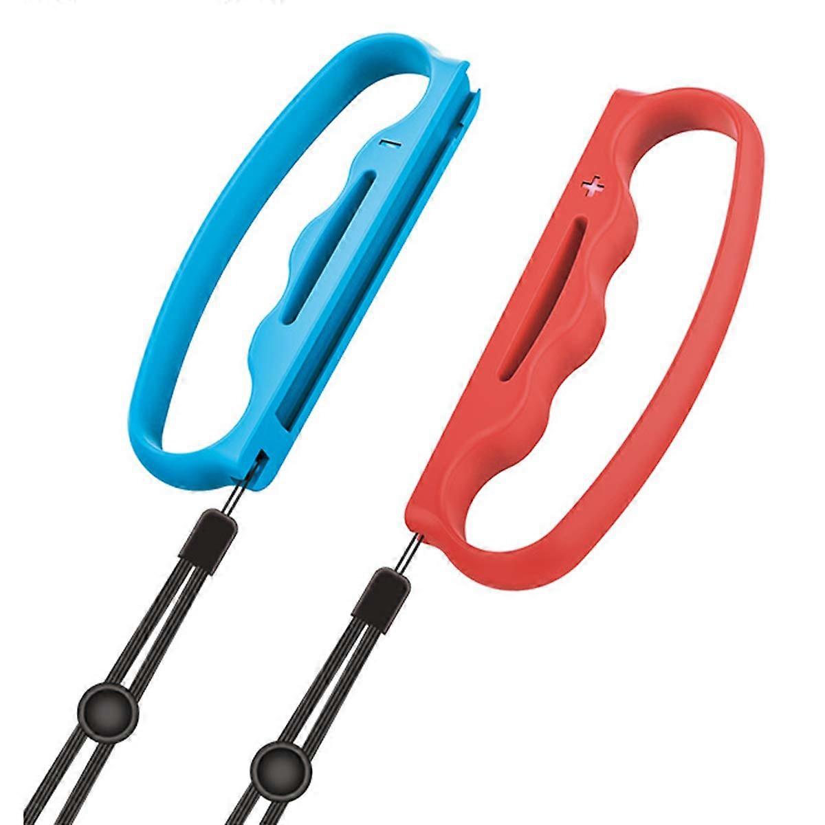 1 Pair Boxing Grips with Adjustable Hand Straps for Nintendo Switch Joy-Con Fitness Boxing, Ergonomic Design, Durable Material