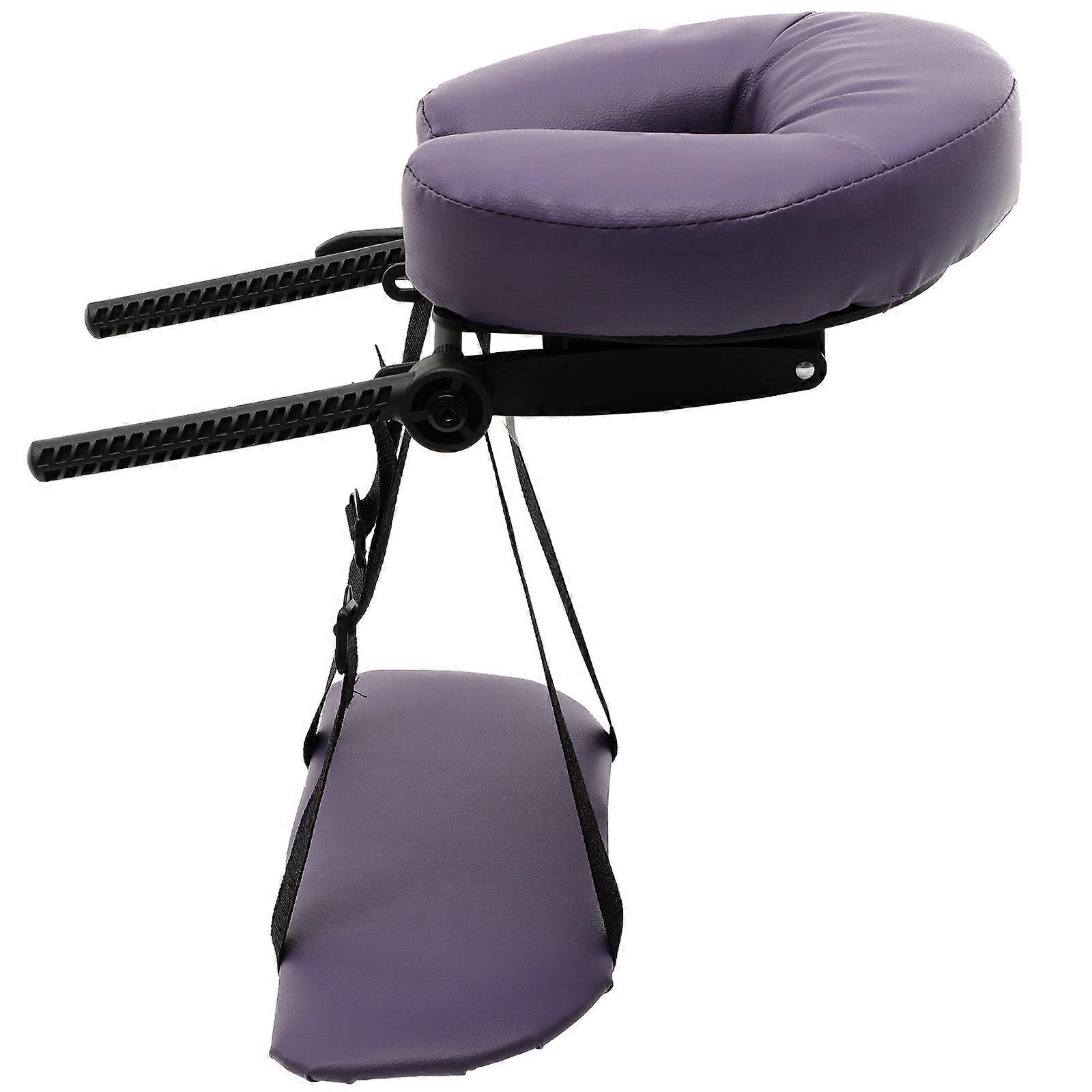 Face Pillow Set for Massage Chairs, Ergonomic Headrest Cradle for Home and Salon Use, Comfortable Design with Eye , Durable PU Material