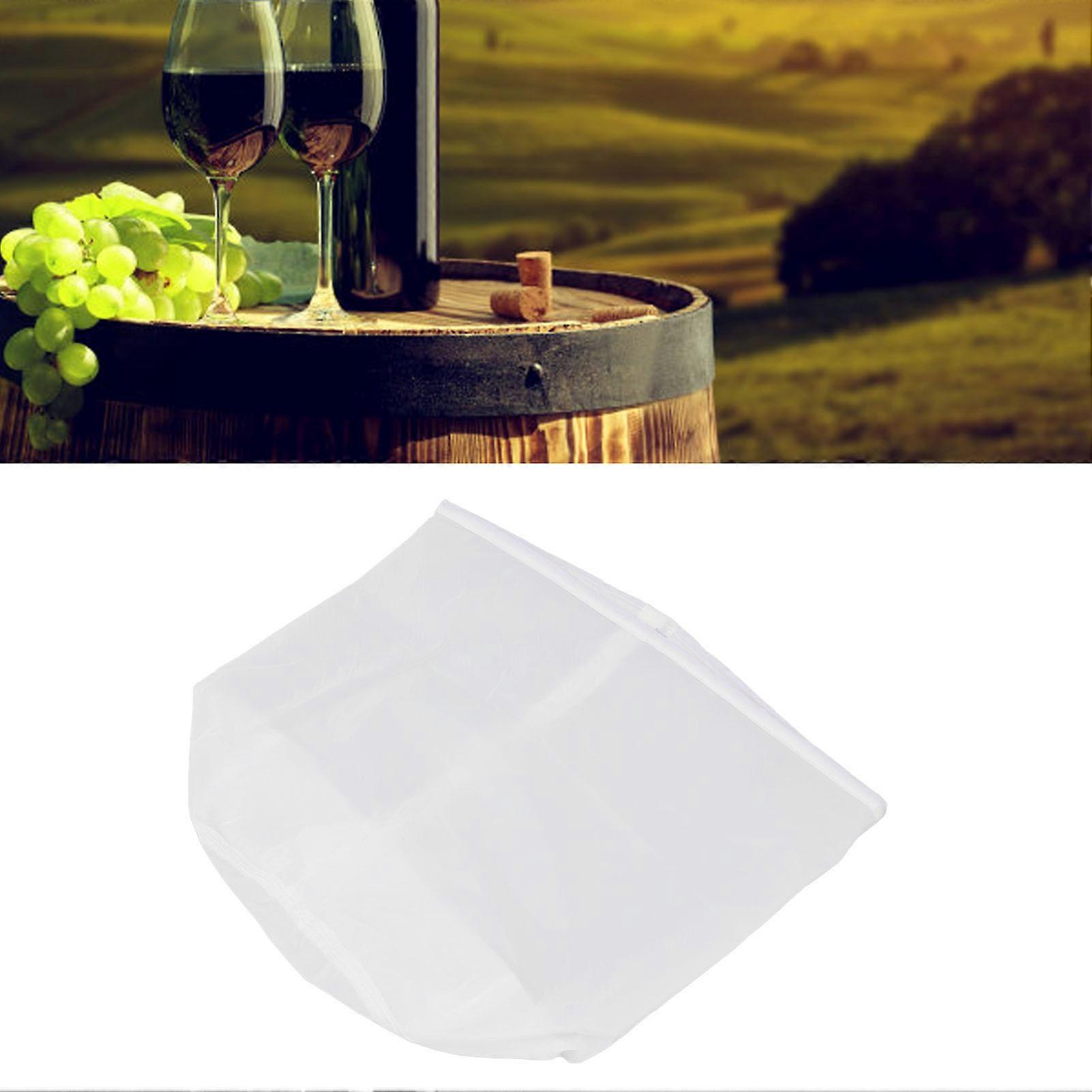 5 ליטר שקיות חליטה שקית סינון יין רשת עדינה במיוחד לבישול ביתי חלב דבש סגול (25 מיקרו) 