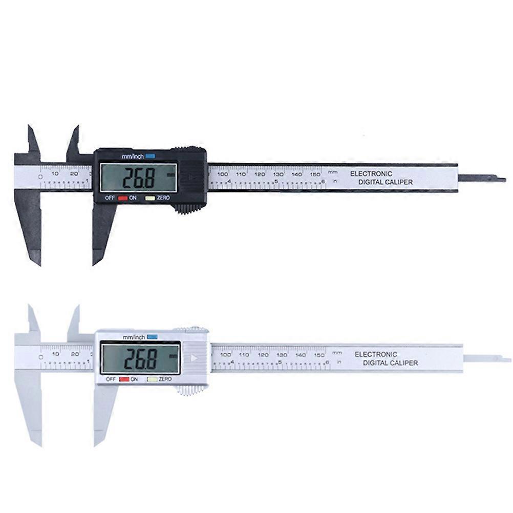 Digital Calibration Measuring Tool Caliper Engineers Laboratory 0-150mm Silver Depth Measurement 1Pack