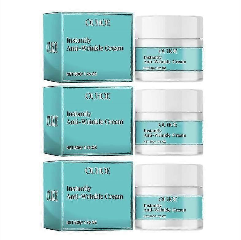 1/2/3pcs Ouhoe Instantly Anti-wrinkle Cream, Deep Moisturizing Facial For Smoothing Fine Lines