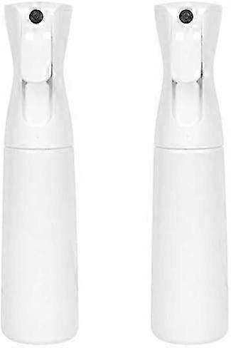 Rechargeable 300ml Mist Spray Bottle for Face & Hair Styling, 2 Units Empty Water Vaporizer for Cleaning & Refillable Use