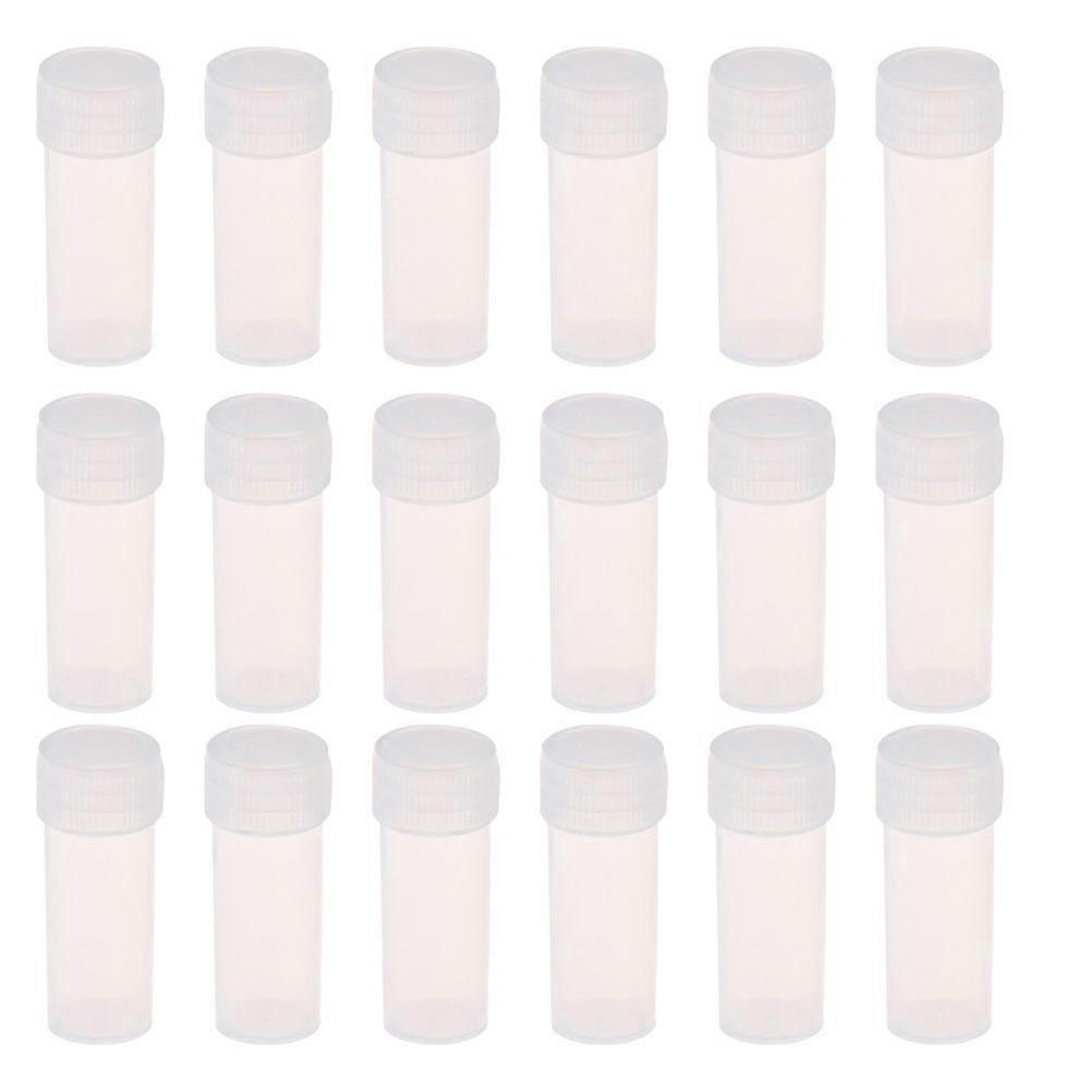 50pcs 5ml Empty Plastic Bottles Sample Bottles Refillable Bottles With Caps