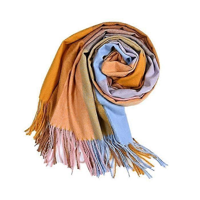 Winter Plaid Scarf For Women