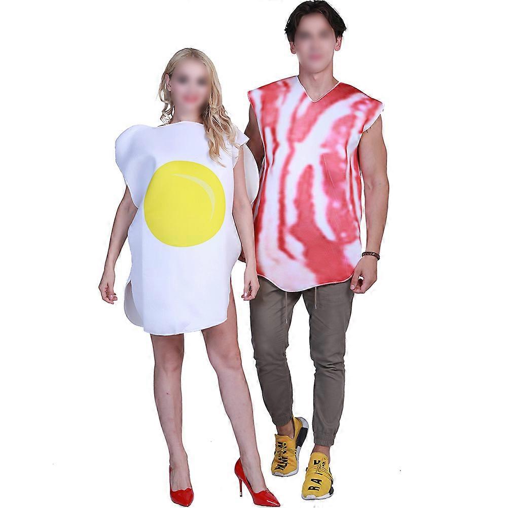 Costume for Couples Pullover Design Polypropylene Halloween Cosplay 2PCS