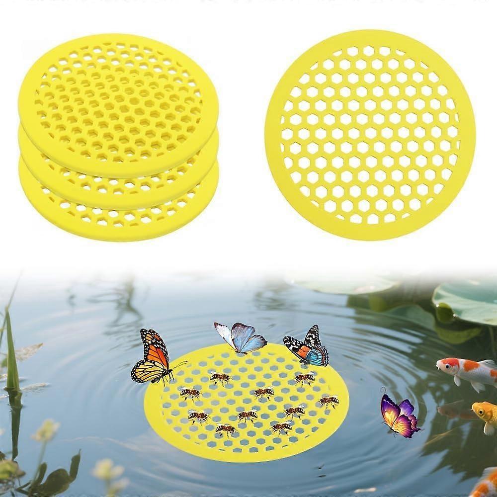 Pack of 4 Floating Bee Island, Bee Drinker, Insect Trough, Garden Bee Drinker