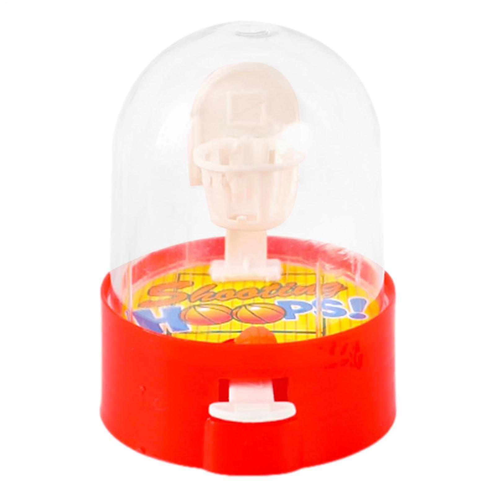 Basketball Game 2.36 Inch Flipper Basketball Mini Toy Hoop Toss for Kids Parties – Enhances HandEye Coordination Fun
