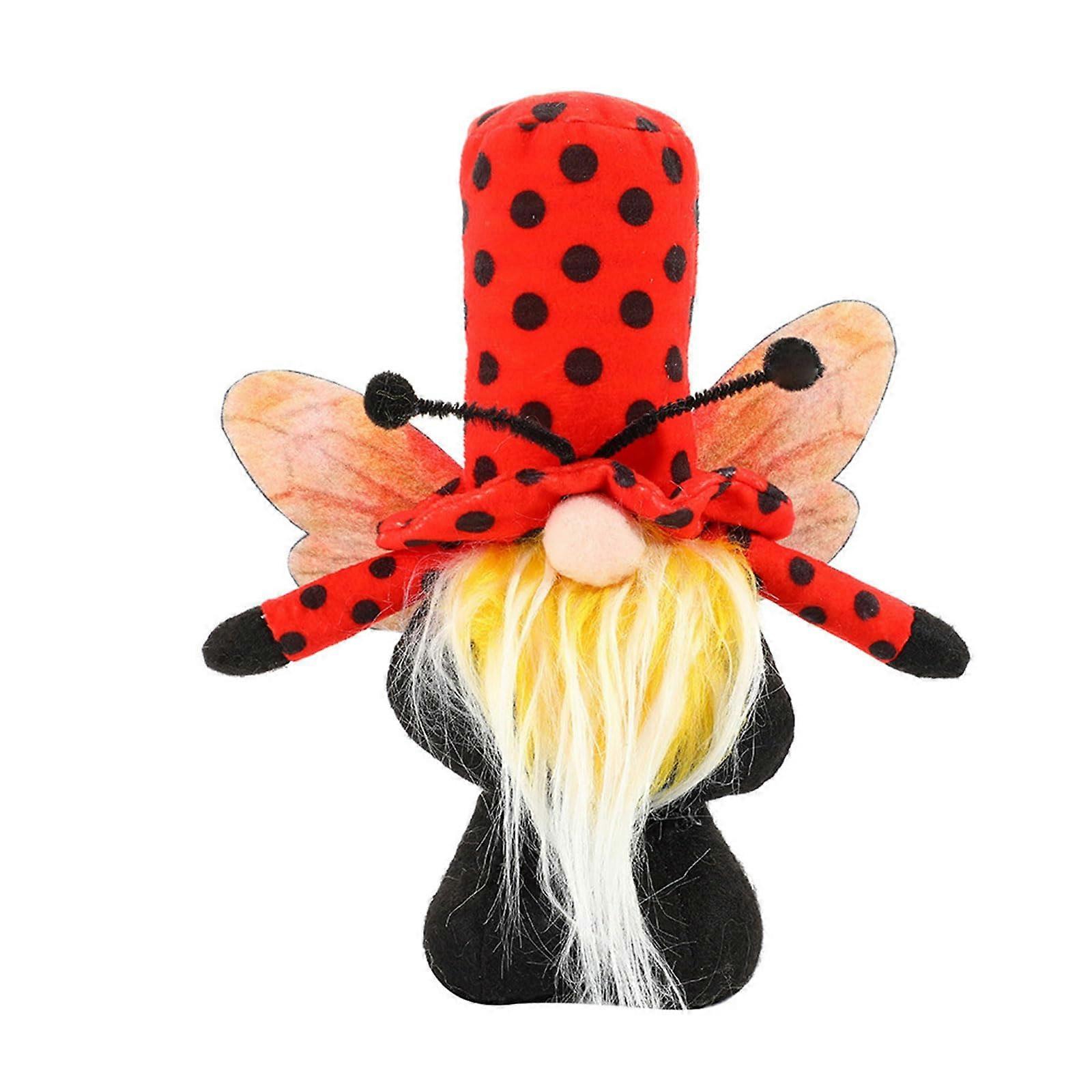 Dwarves, plush, honeybees, spring sprites, Scandinavians, elves, honeybees, day decorations, table