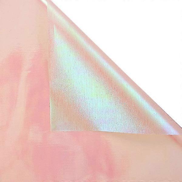 Iridescent Double-Sided Flower Wrapping Paper Florist Bouquet Packaging, 20 Sheets (Orange)