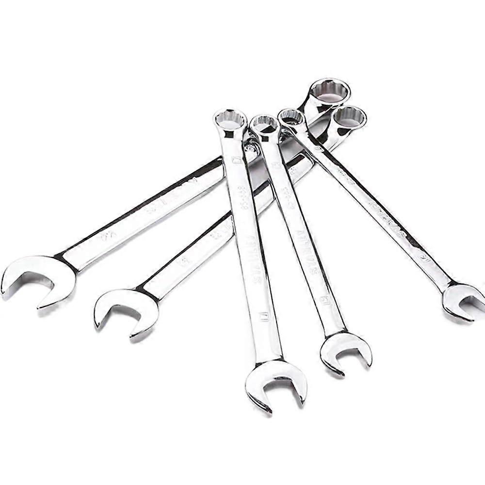 Combination Wrench Set Dual Use Plum Blossom Open End Ratchet 6mm to 32mm