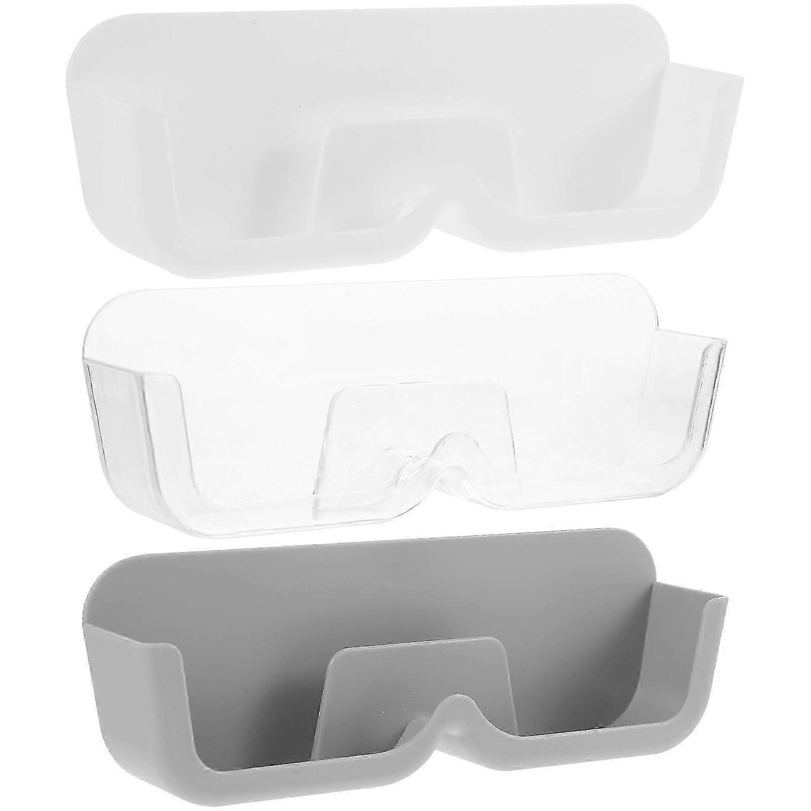 Eyeglasses Display Rack Glasses Case Simple Design Material Protection from Dropping 3Pcs