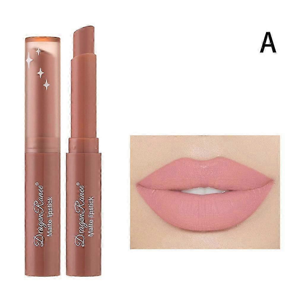 Star lipstick pen No. 12 (L) $ European and American lipstick lipstick crayon matte matte lipstick pen oblique lipstick nude bean paste lipstick