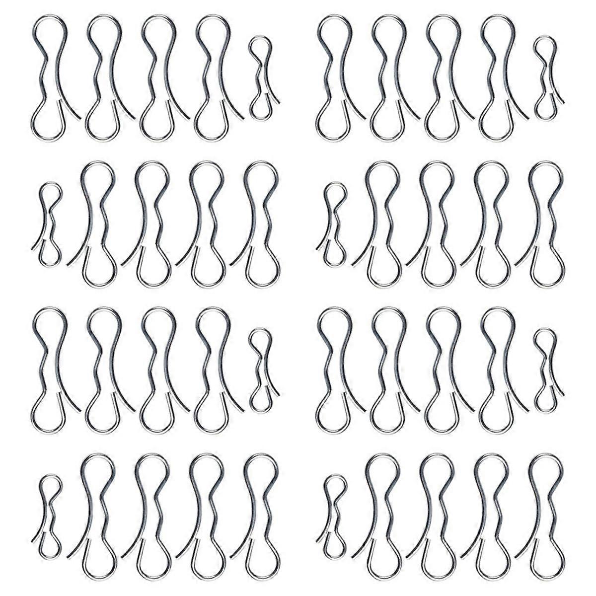 Replace Deck Clip Set 4 194209 Bow Tie Lock Cylindrical Pin 1 194208 Bow Tie Lock Split Pin(8Pack)