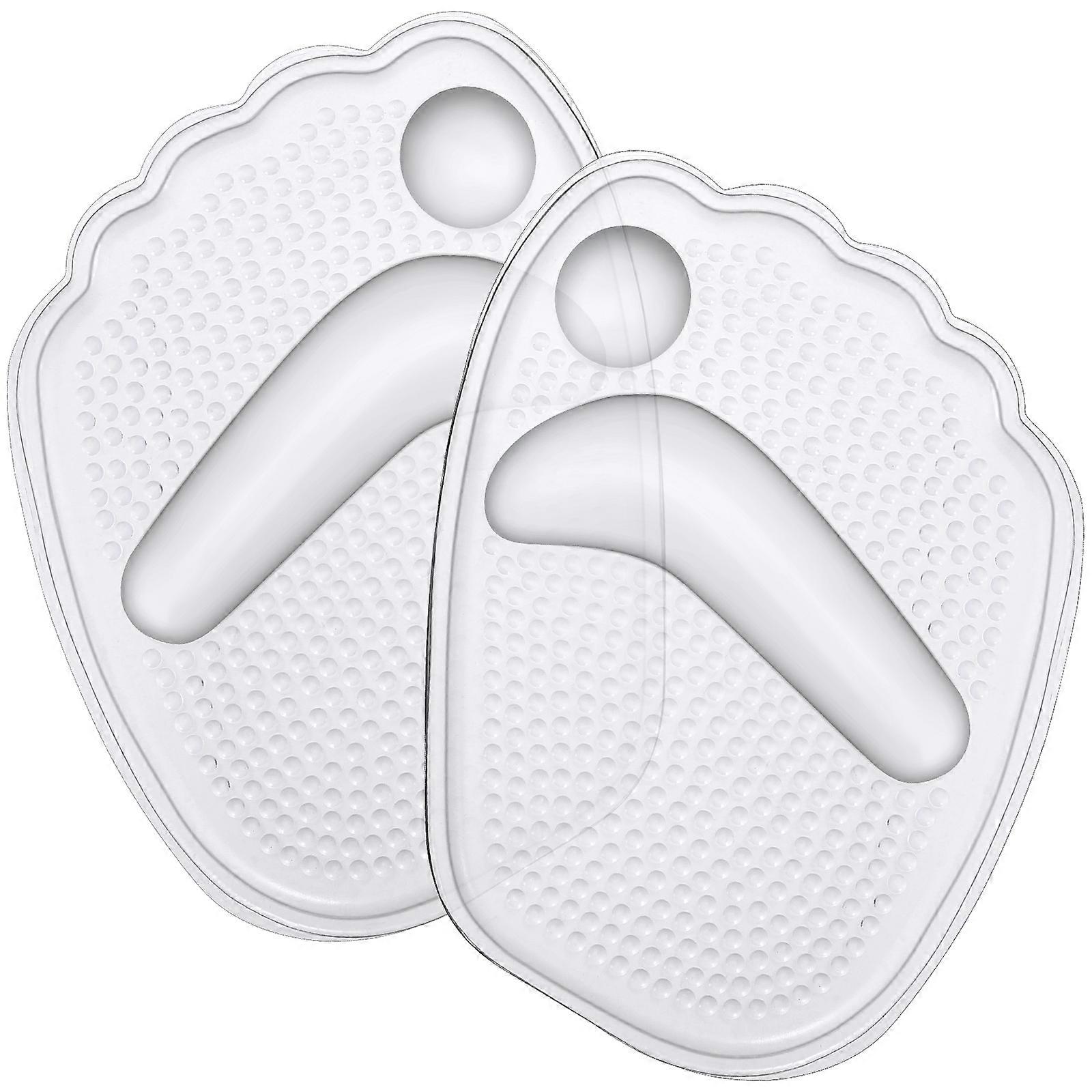 Loose Shoe Solution Foot Cushion Pads Silicone Inserts For Women Daily Use Pressure Reduction 3 Pairs