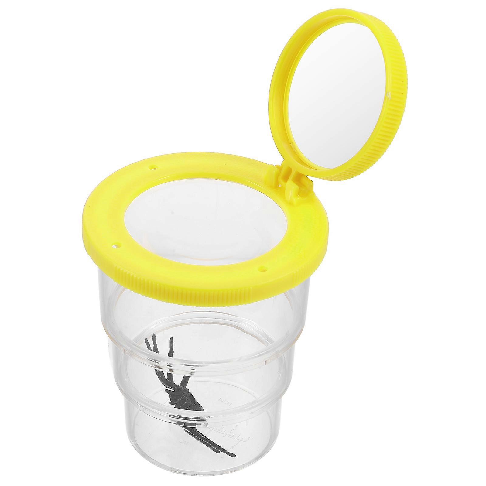 Insect Display Box Magnifying Cup For Kids 7x4.5cm Adjustable Design 1Pcs