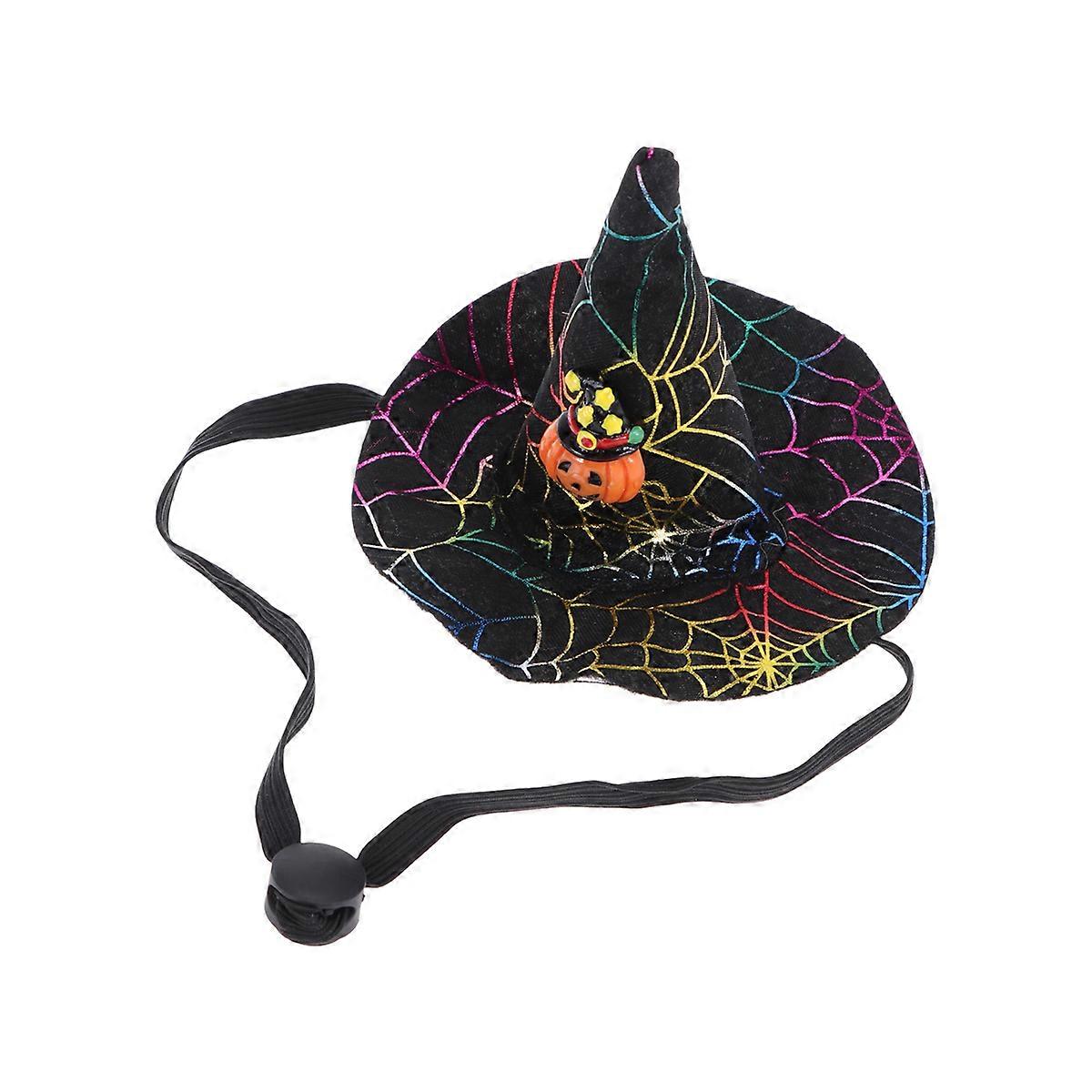 Simple And Generous Cosplay Hat For Pets Featuring Pumpkin Design Ideal For Halloween And Christmas Events 1Set