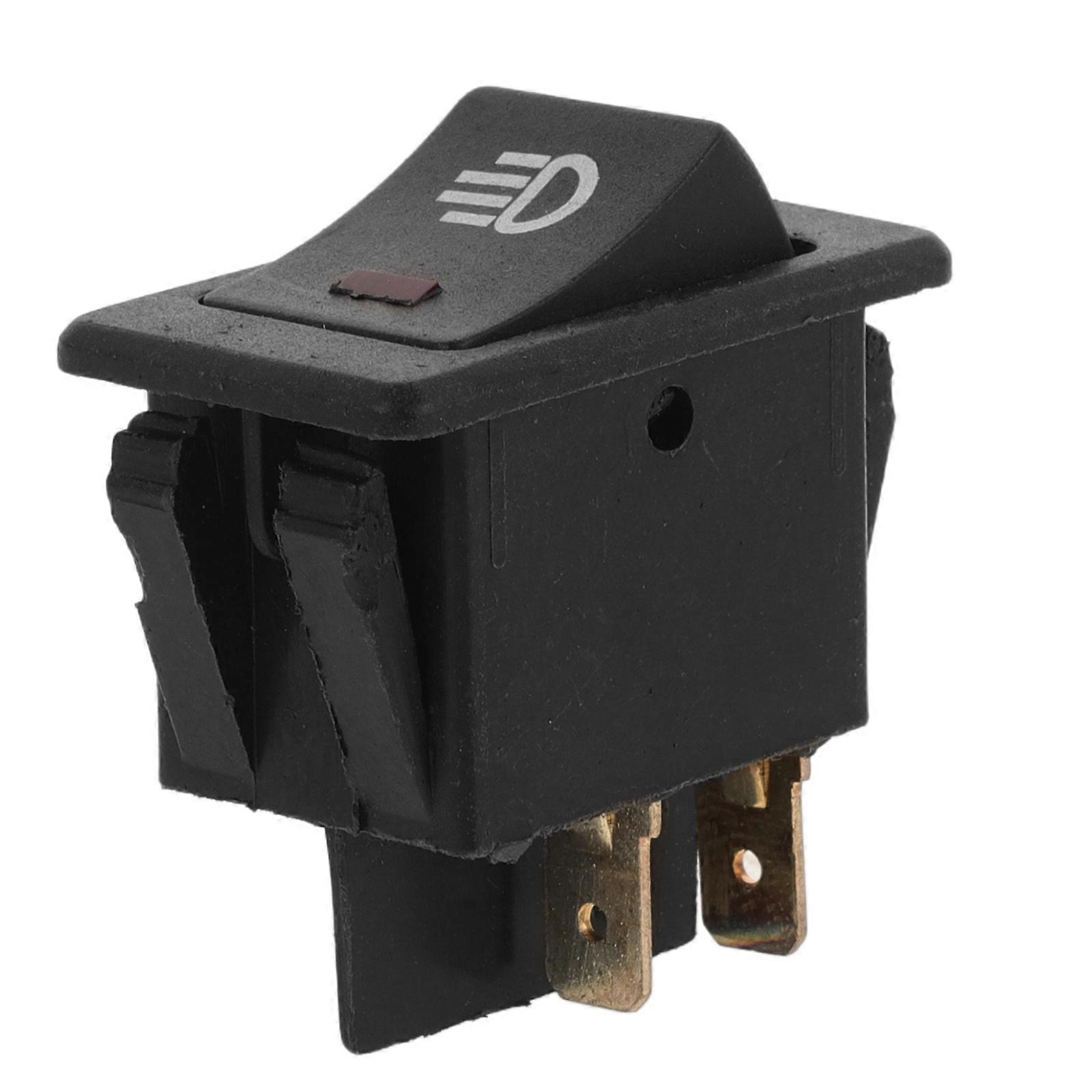 Simple Installation Rocker Switch Replacement Auto Control For Automotive Control Black 1Pcs