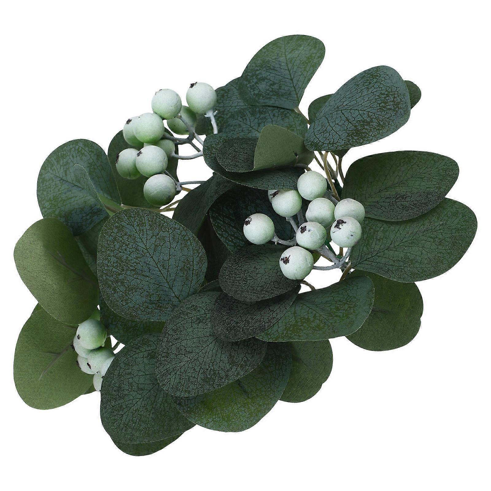 Leaf Candle Rings for Decor and Silk Material Safe Light Wear Resistance Practical