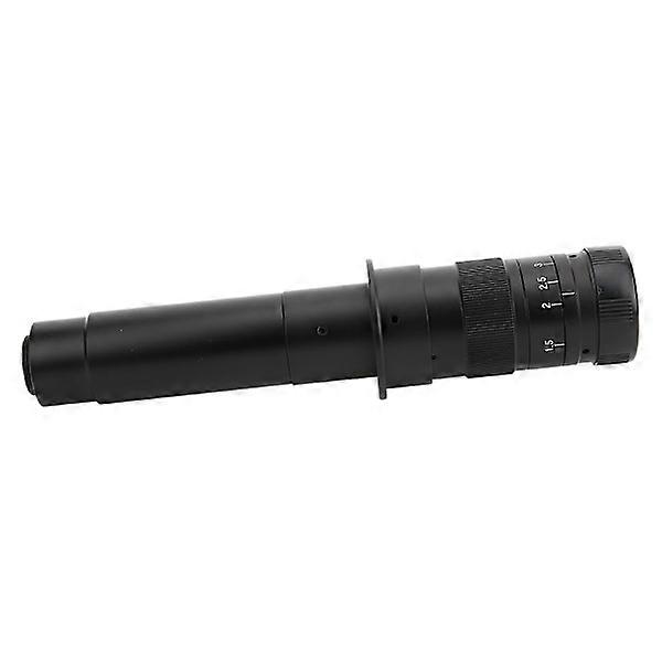 300X Adjustable 25mm Zoom C-Mount Lens 0.7X-4.5X Industrial Microscope Camera Magnification Lens