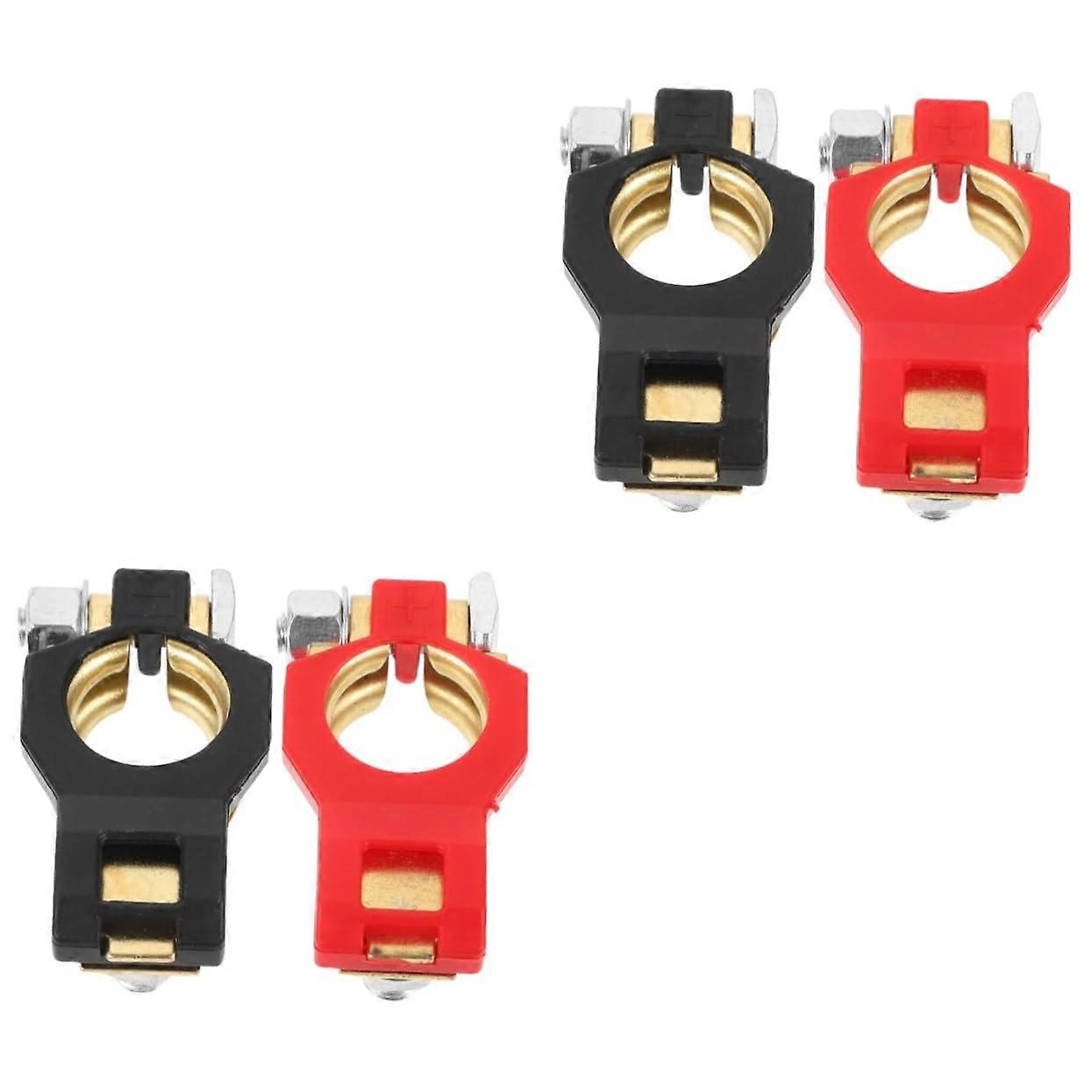 Battery terminal connector clamp for car battery charger quick connector 2pcs
