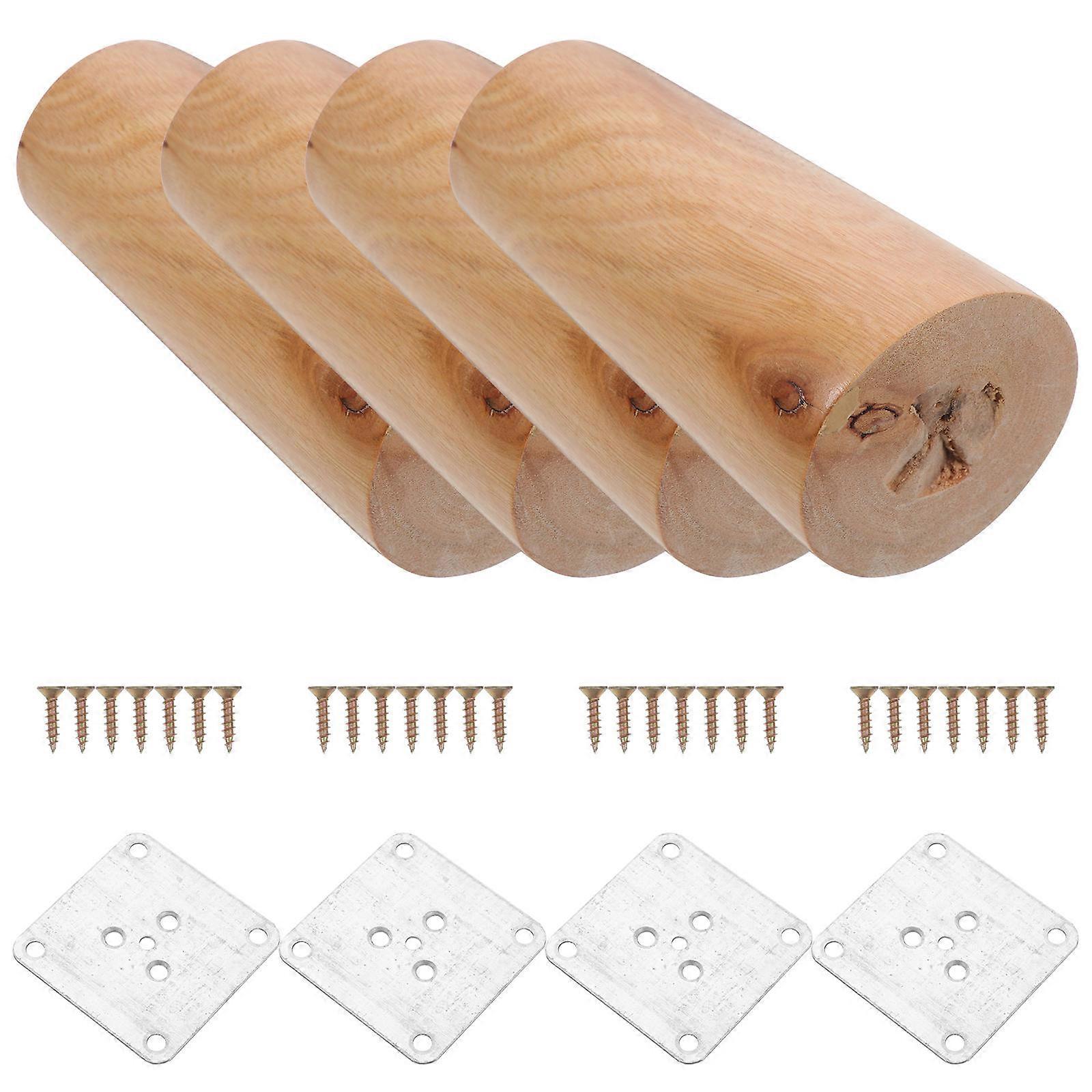Tapered Furniture Leg 4Pcs Compact Mounting Suitable For DIY Enthusiasts Professional Design