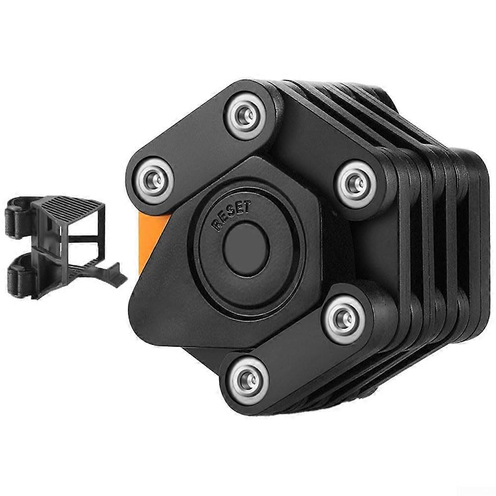 Lightweight design,  protection, compact folding lock with steel alloy