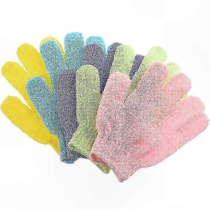 Ensemble de serviettes de bain et de gants double face, collection de serviettes 5 pièces à cinq doigts