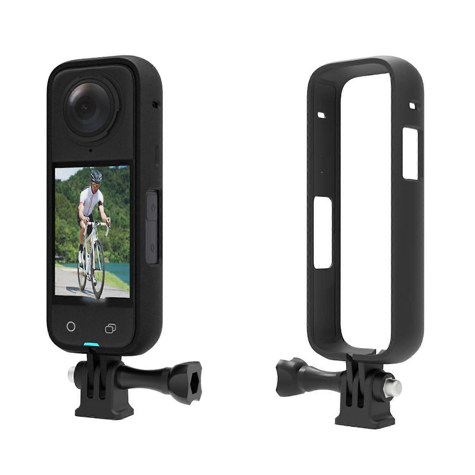Camera Utility Frame Plastic Protective Frame Cage Compatible with Insta360 X4 360 Degree Action Camera Housing Accessories (Type 1)