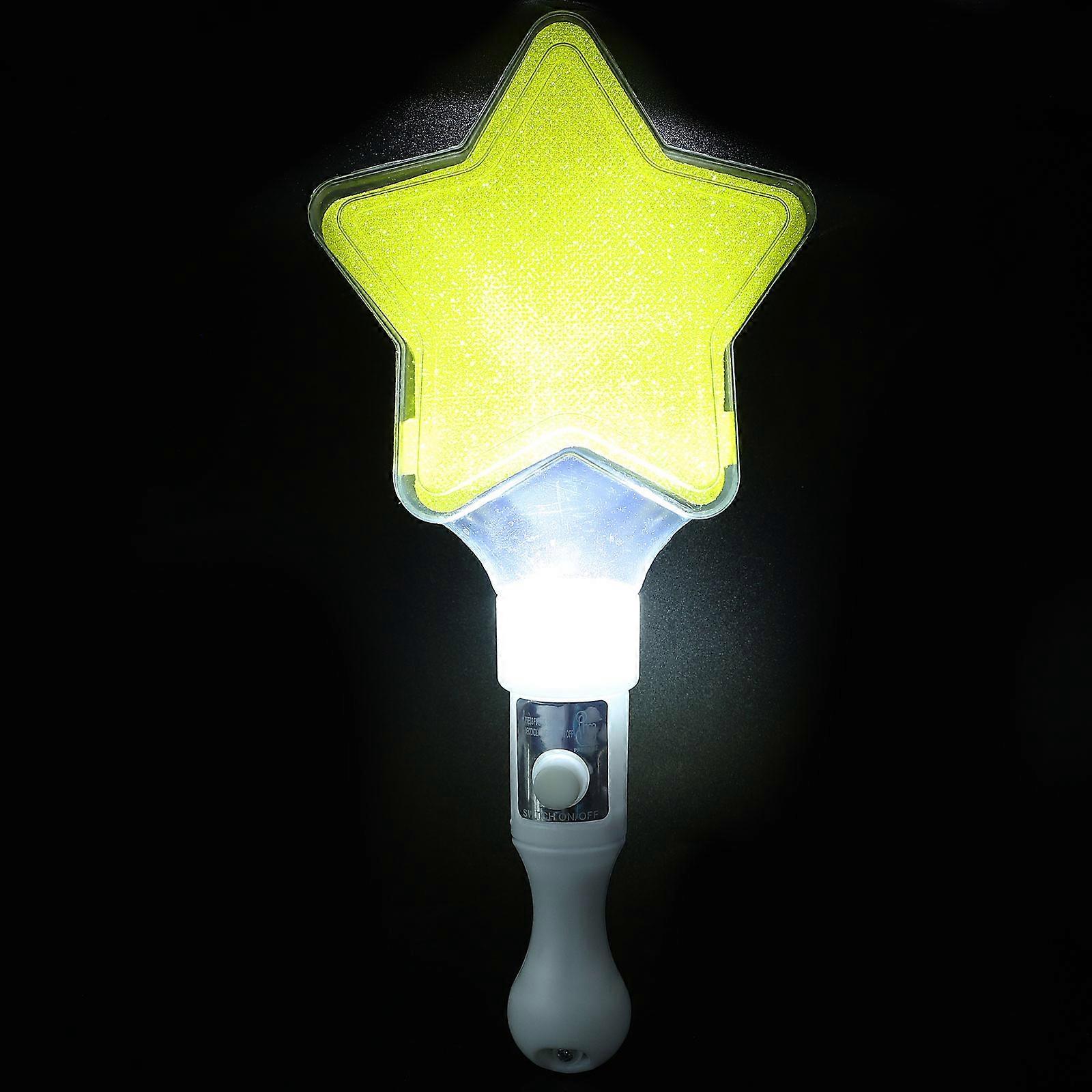 Creative Cheering Stick 4Pcs Yellow Light Stick For Fans Concerts Ideal For Stage Shows With Powered Functionality