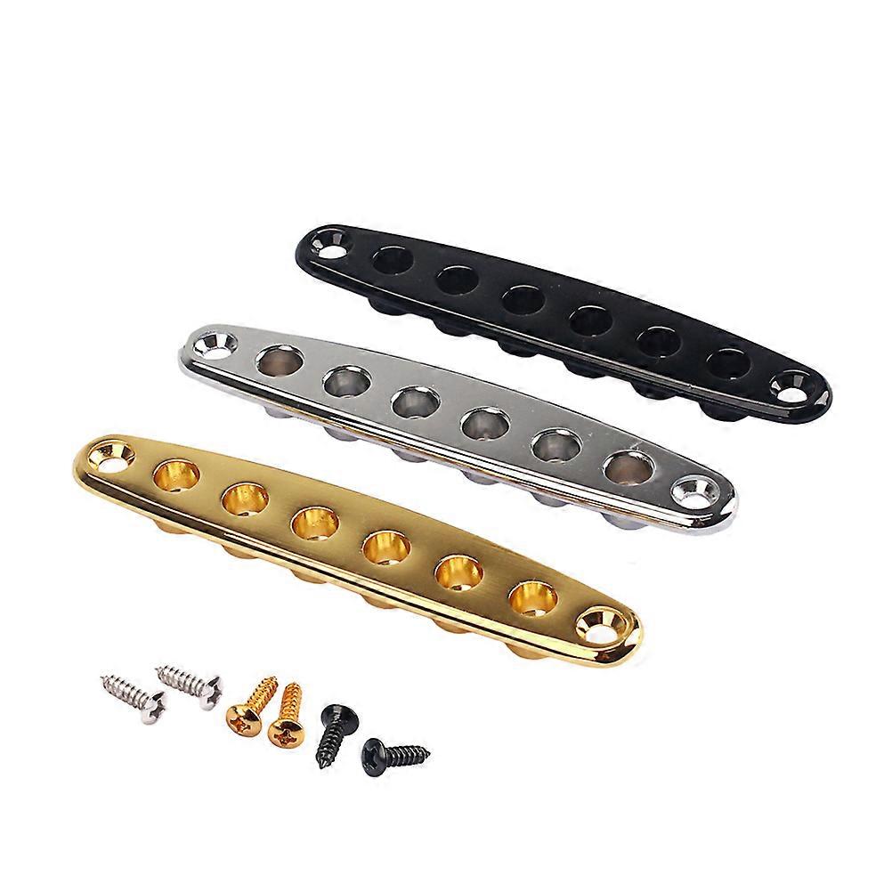 Electroplated Guitar Ferrules Replacement For Players Design For Bass Guitar Approx 83.5 x 16 x 9 mm 3Pcs