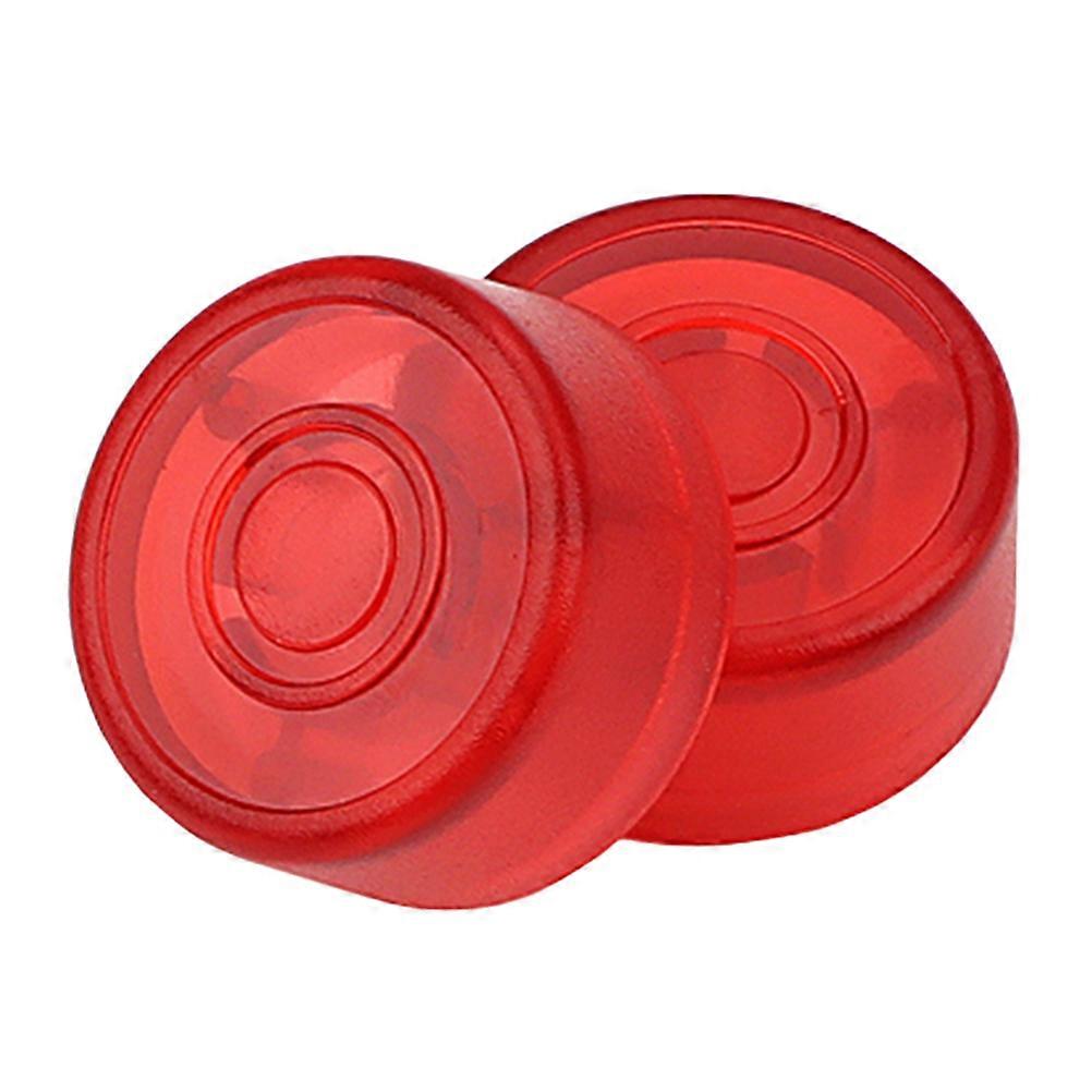 Guitar Effect Pedal Footswitch Toppers Durable Protective Caps for Electric Guitars, Easy Installation & User Friendly Design, Red Color Music