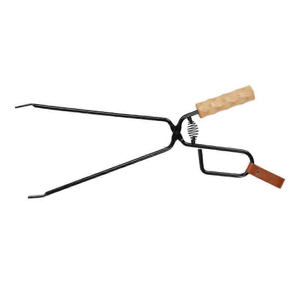 Iron Charcoal Clamp Ergonomic Design Charcoal Briquette Tongs Cooking Grilling Assorted Color Firm Holding 1Pack