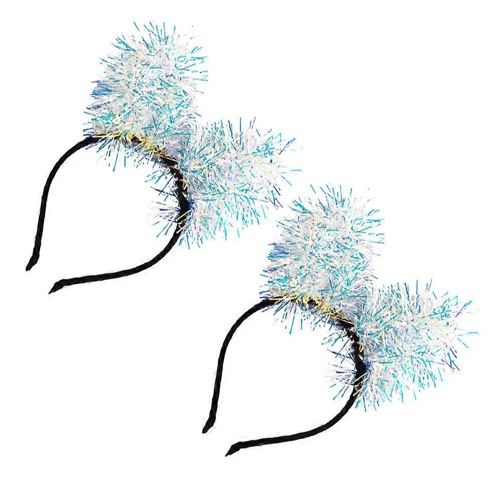 Sequins Rabbit Ears Hair Hoops Lightweight Comfortable Headbands for Cosplay, Festivals, and Performances