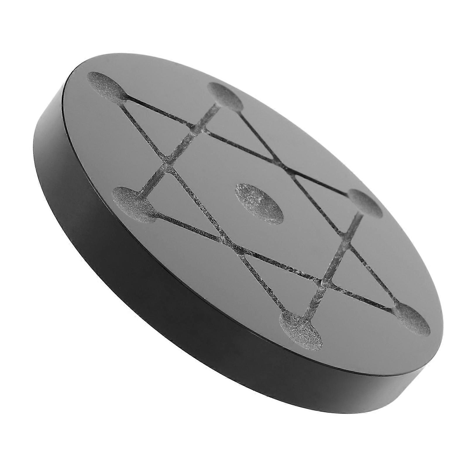 Crystal Ball Holder with Obsidian Base Elegant Display Stand for Crystals, Jewelry, and Decorative Items