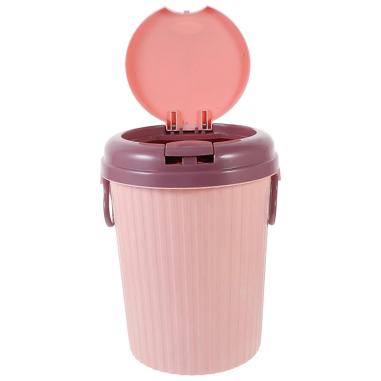 MLINS Kitchen Trash Can with Lid 1 Set Household Trash Can Bucket for Home Use