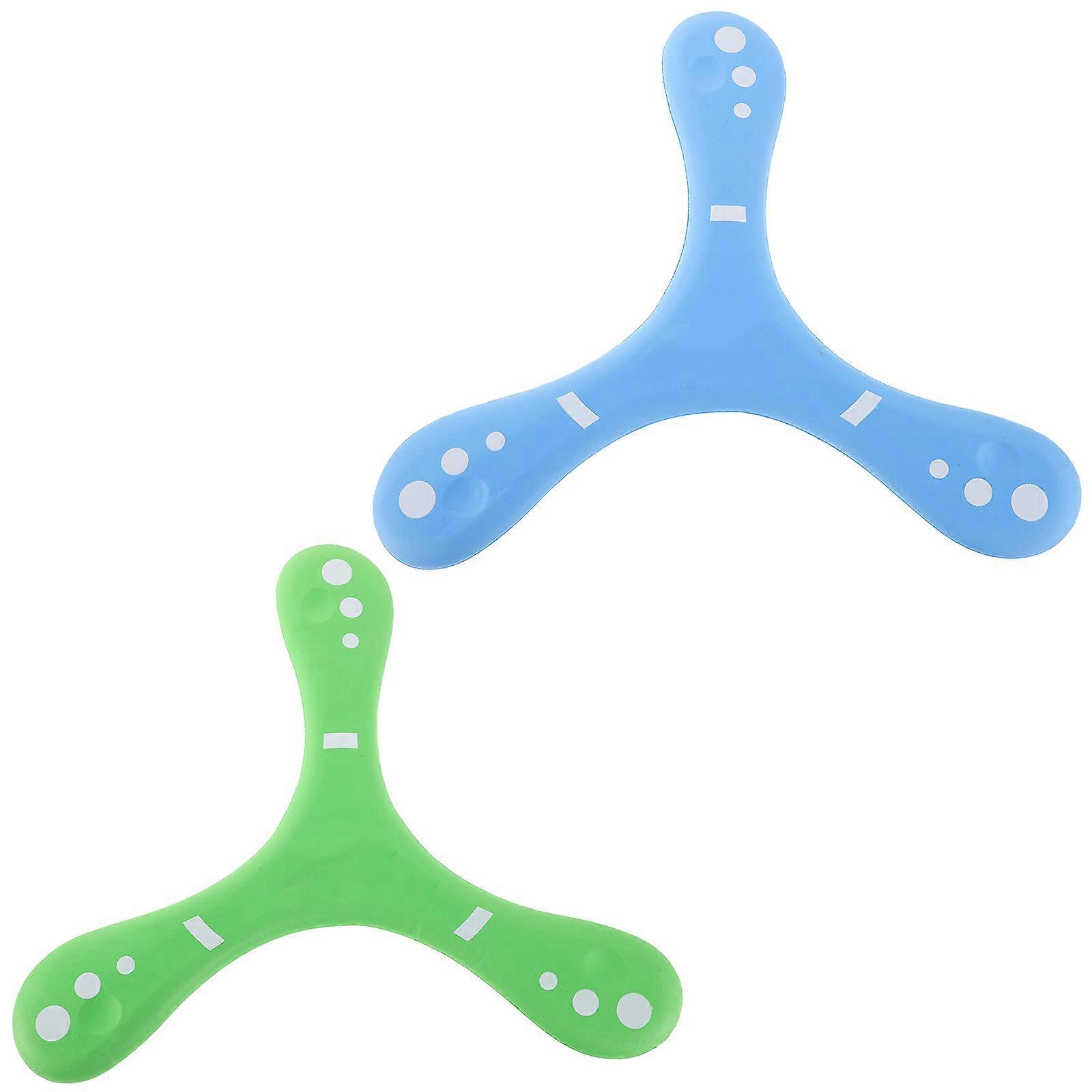 Large Size 2Pcs Soft Boomerangs For Kids With Stable Suitable For Parks Beaches And Outdoor Activities
